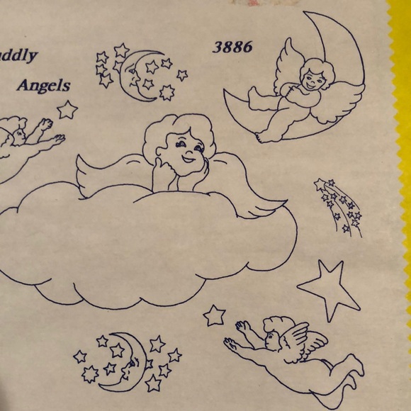 NWT Embroidery Hoop and Angel design transfers for Arts and Crafts - Picture 16 of 16